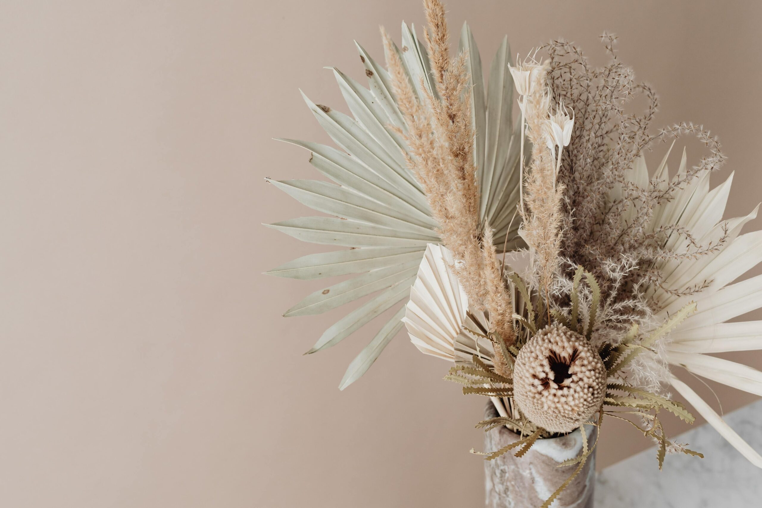 Premium Dried Flowers Display